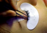 Eyelash Extensions IN PROCESS